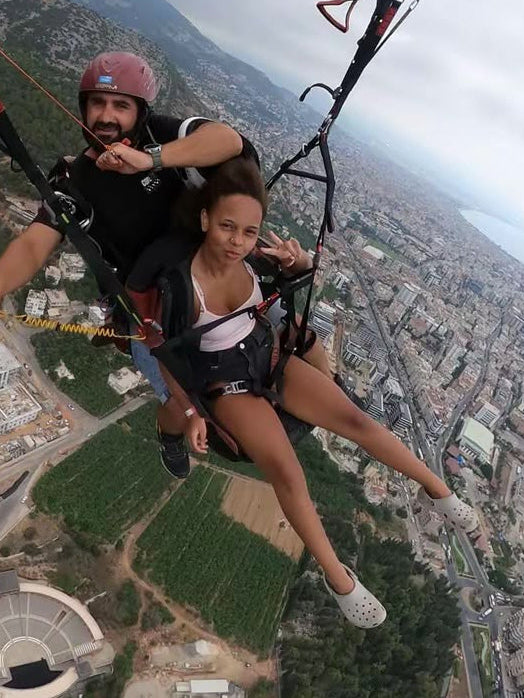 Baddie Betty Paragliding in Alanya, Turkiye.