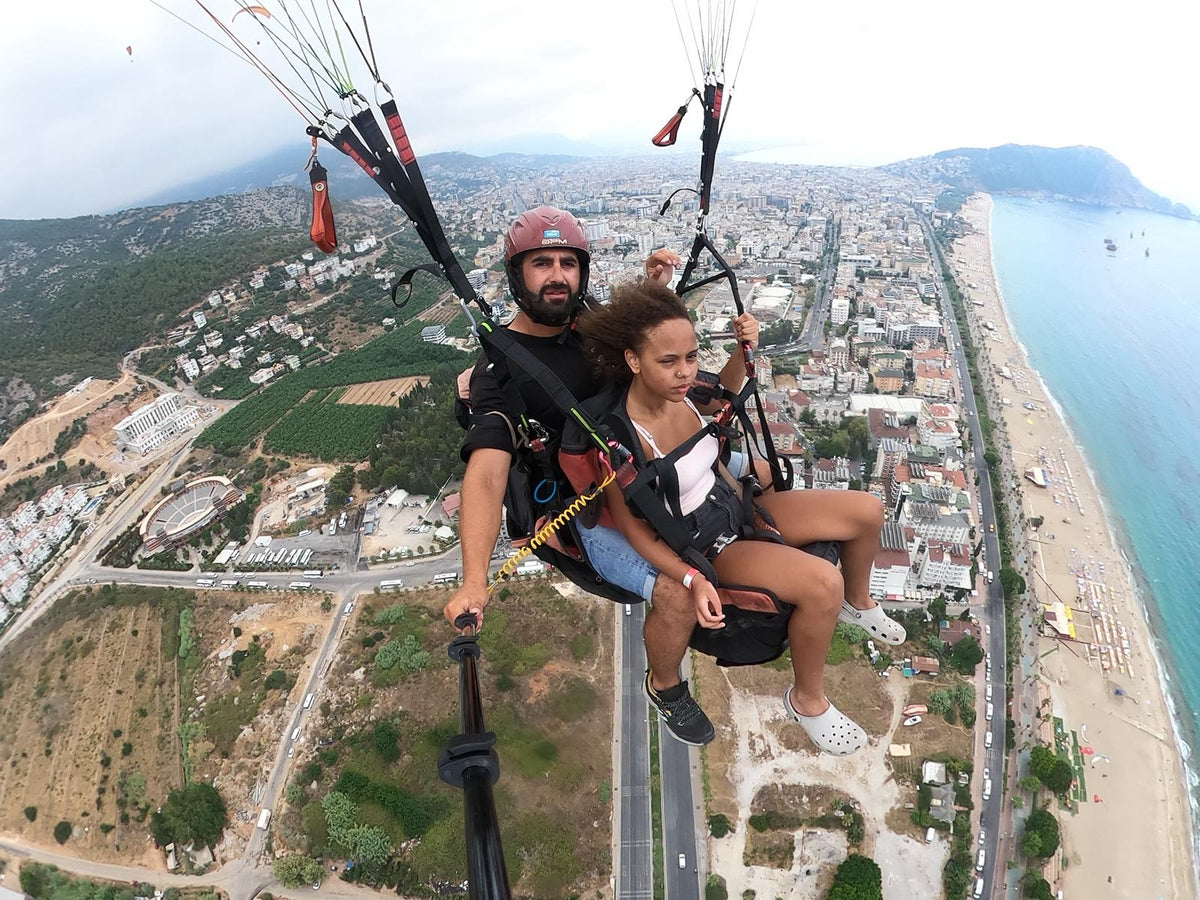 Baddie Betty goes paragliding in Turkey.